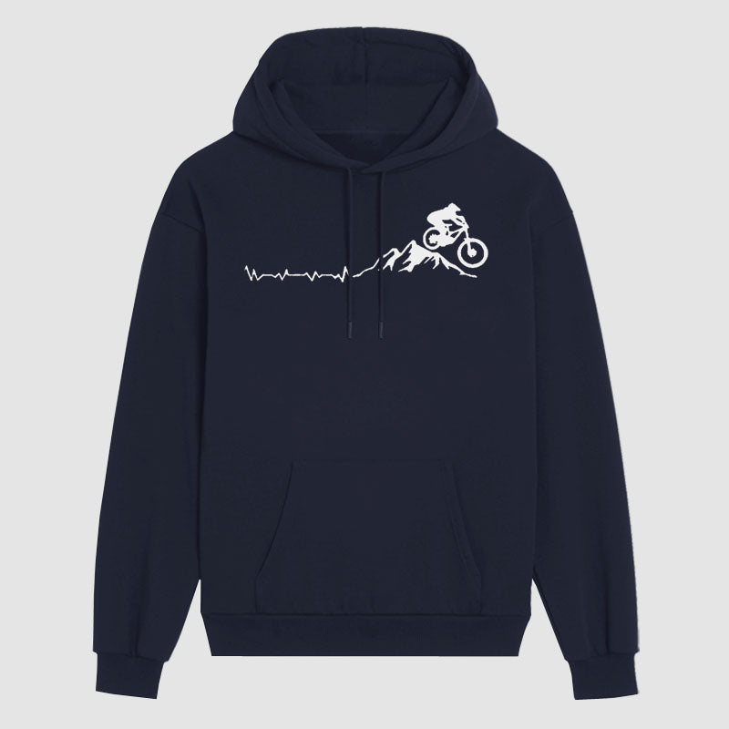 Mountain Adventure Cyclist Hoodie