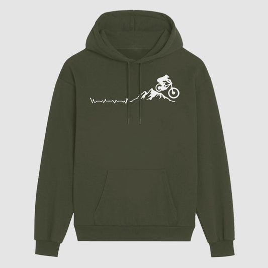 Mountain Adventure Cyclist Hoodie