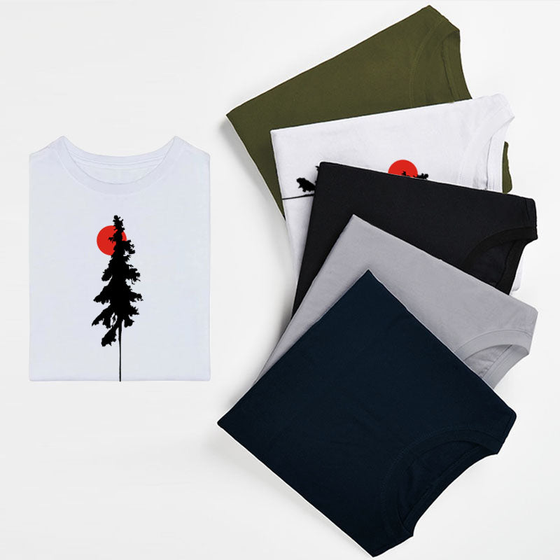 Minimal Pine Sun T-Shirt