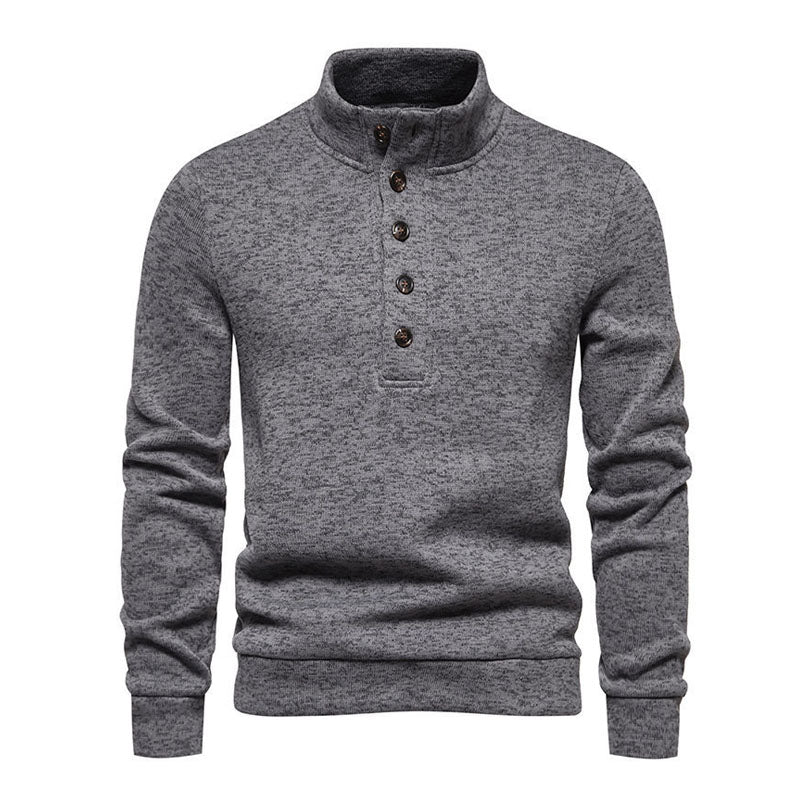 Henley Casual Sweatshirt