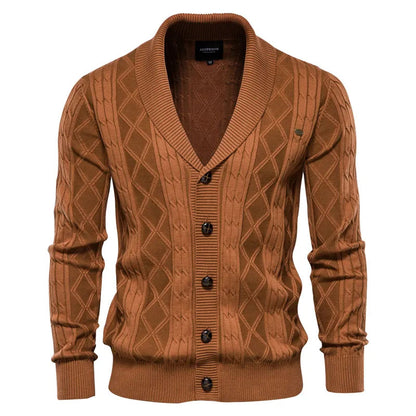 High Quality Casual Button Suit Collar Cardigan Sweater Coat