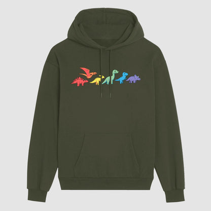 Fun  Dinosaur Hoodie