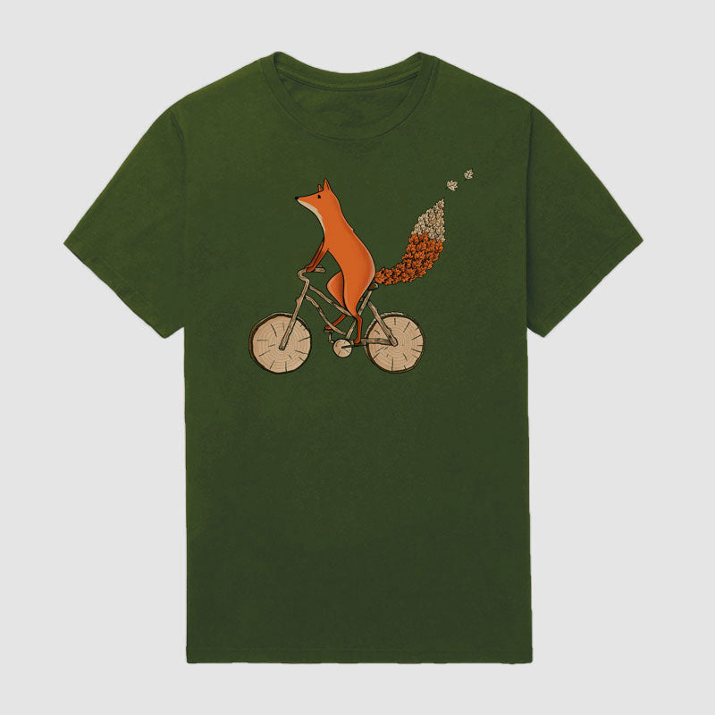 Men Funny Fox Its Bike Short Sleeve T-Shirt