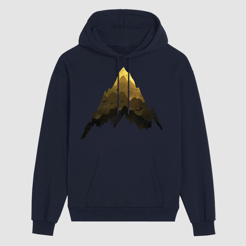  Mountain  Navy Blue Hoodie