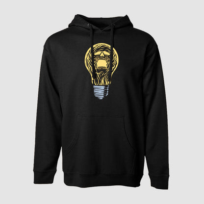 Skull Bulb  Black Hoodie