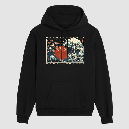 Japanese Kanagawa hoodie