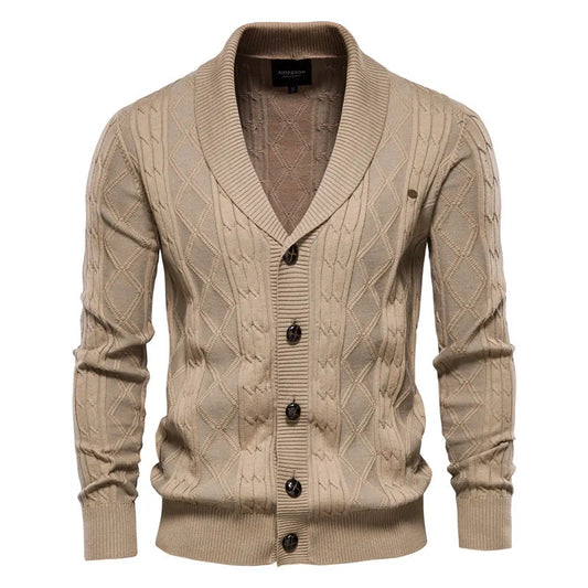 High Quality Casual Button Suit Collar Cardigan Sweater Coat