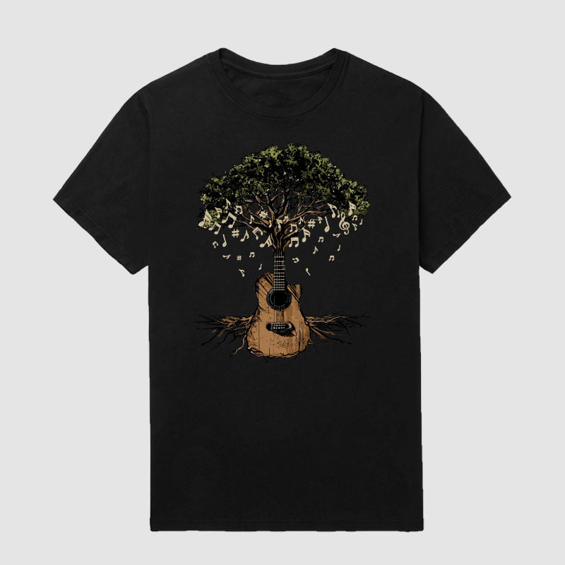 Guitar Natural Melody Short Sleeve T-Shirt