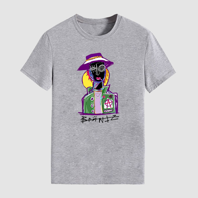 Abstract Creative Artist Basquiat Short Sleeve T-Shirt