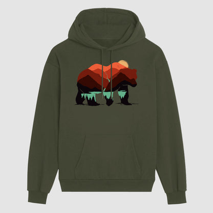  Mountain Bear  Hoodie