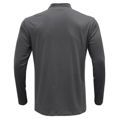 Half-Zip Stand  Long Sleeve Top