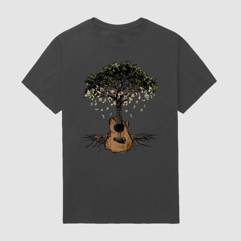 Guitar Natural Melody Short Sleeve T-Shirt