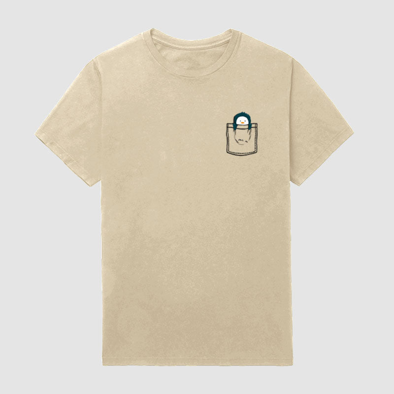 Pocket Penguin Short Sleeve T-Shirt