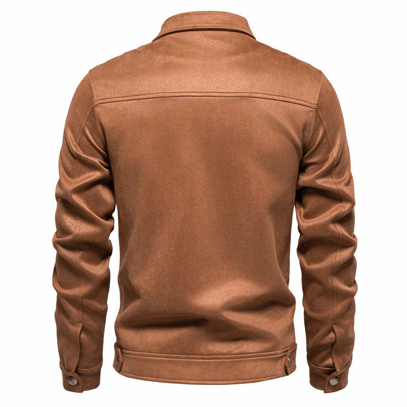 Men's Jacket Outdoor Versatile Casual Suede Jacket