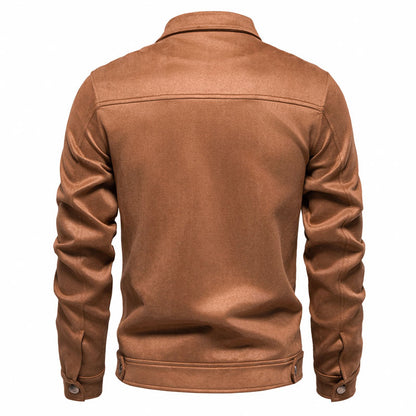 Men's Jacket Outdoor Versatile Casual Suede Jacket