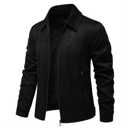 Men's Jacket Outdoor Versatile Casual Suede Jacket