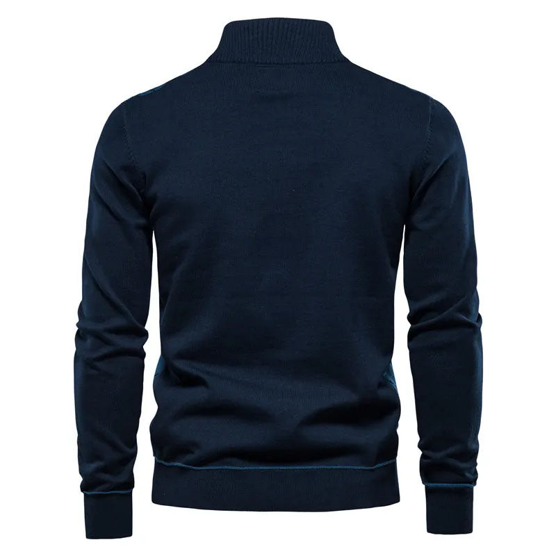 High Quality 1/4 Henley Sweater Sweatshirt