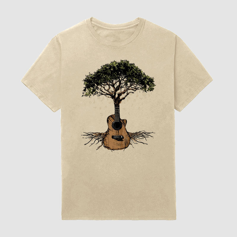 Guitar Natural Melody Short Sleeve T-Shirt