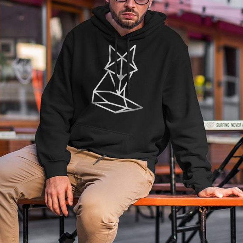 Wildlife Fox Cotton Hoodie