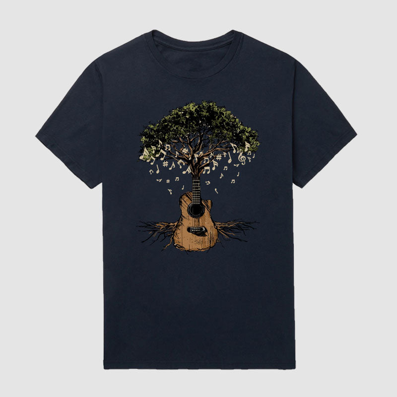 Guitar Natural Melody Short Sleeve T-Shirt