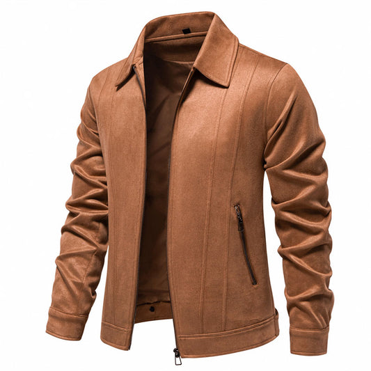 Men's Jacket Outdoor Versatile Casual Suede Jacket