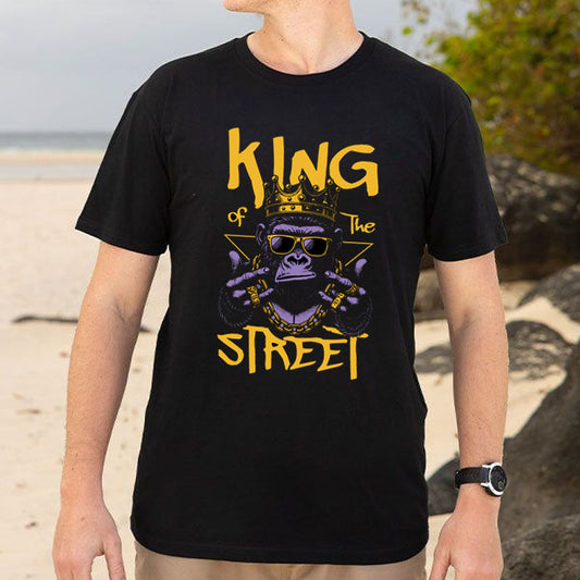 Gorilla Hip Hop King Short Sleeve T-Shirt