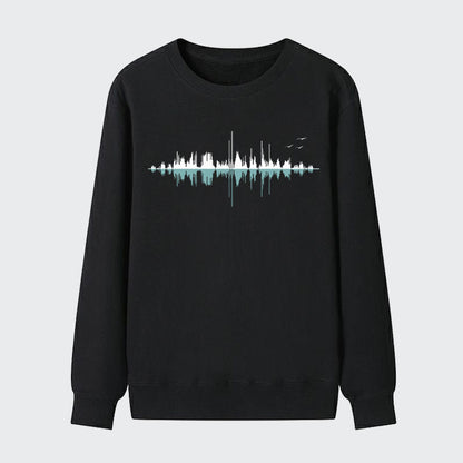 Men Outdoor Music Mountain Cotton Sweatshirt