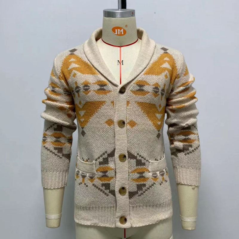 Wool Blend Knitwear Coat