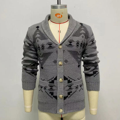 Wool Blend Knitwear Coat