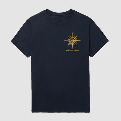 Gold Edition Outdoor Adventure Compass Short Sleeve T-Shirt