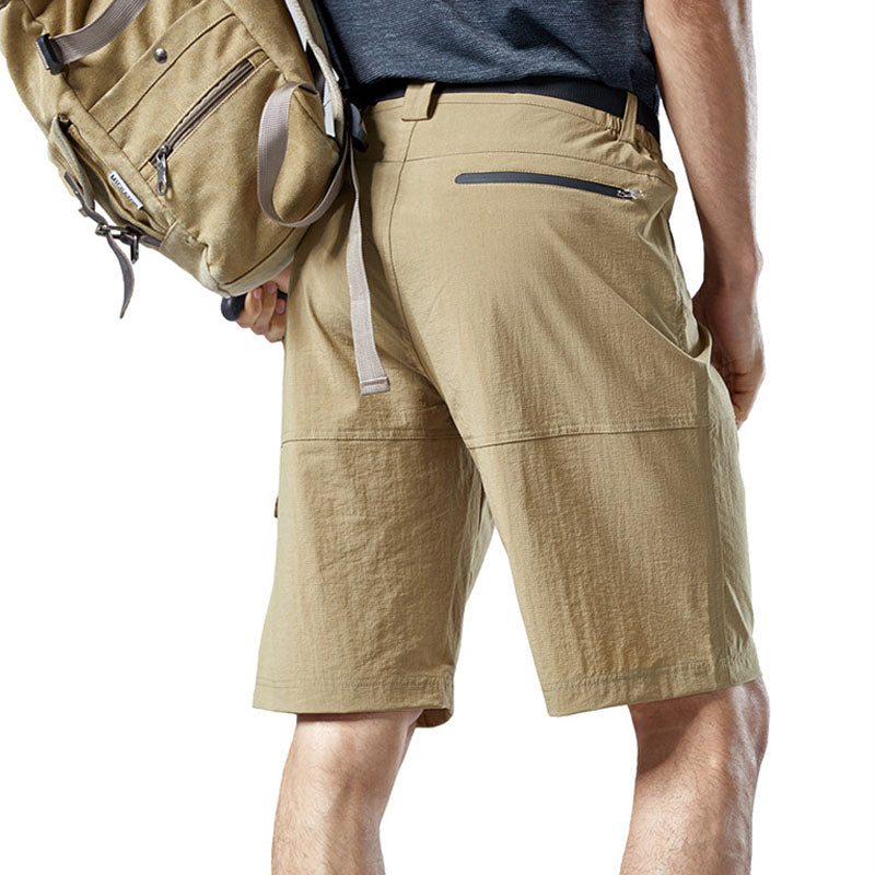 Men's Multi-Pocket High Stretch Hiking Shorts