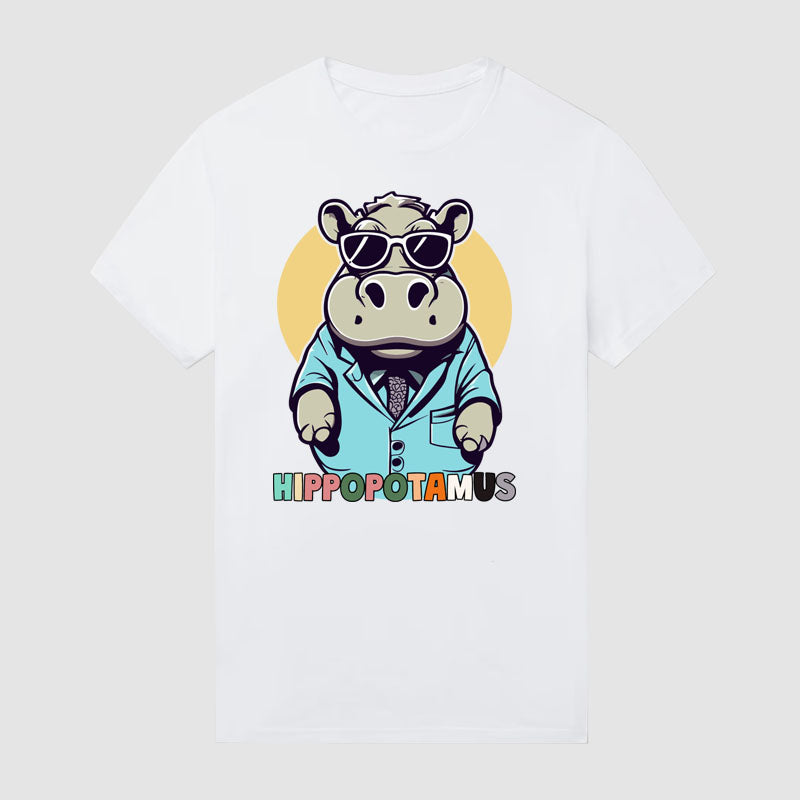 Cool Hippo Short Sleeve T-Shirt