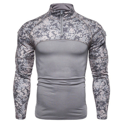 Tactical Camouflage Patchwork Top