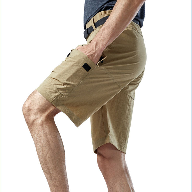 Men's Multi-Pocket High Stretch Hiking Shorts