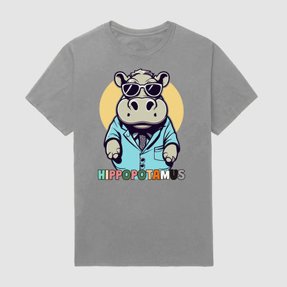 Cool Hippo Short Sleeve T-Shirt