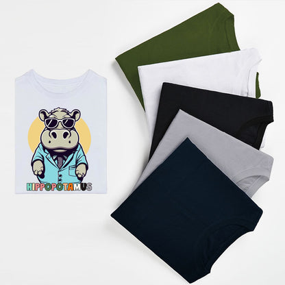 Cool Hippo Short Sleeve T-Shirt