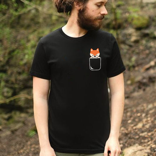 Pocket Fox  T-Shirt