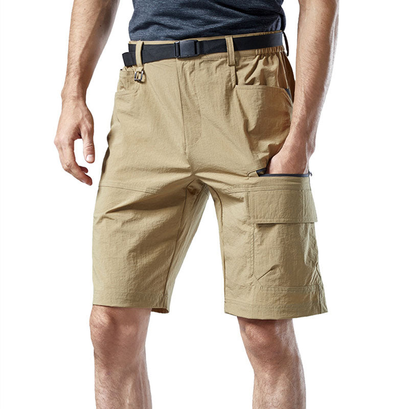 Men's Multi-Pocket High Stretch Hiking Shorts