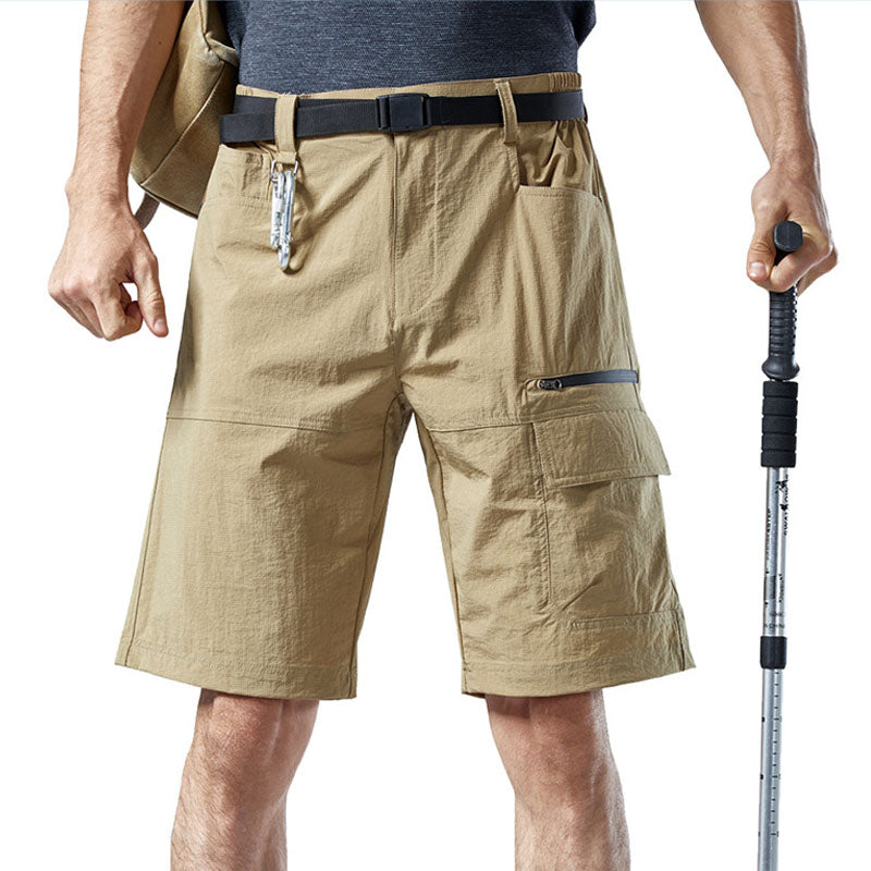 Men's Multi-Pocket High Stretch Hiking Shorts