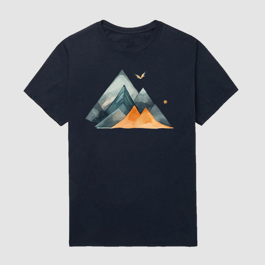 watercolor mountain  t-shirt