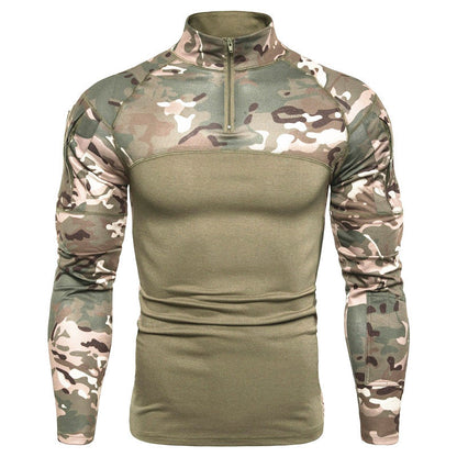 Tactical Camouflage Patchwork Top