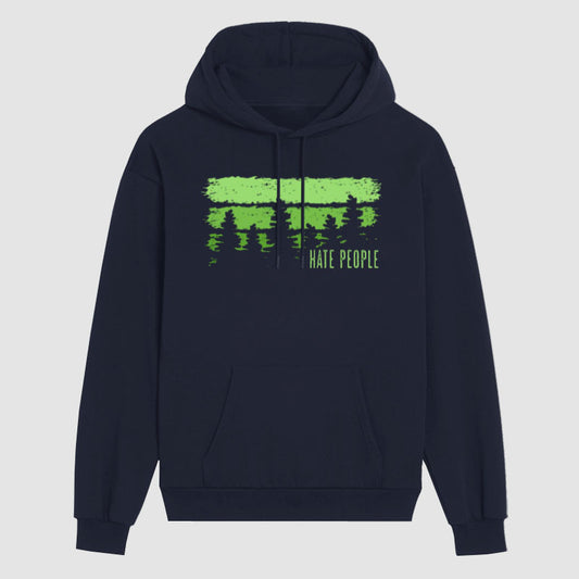 I Hate People Forest  Hoodie