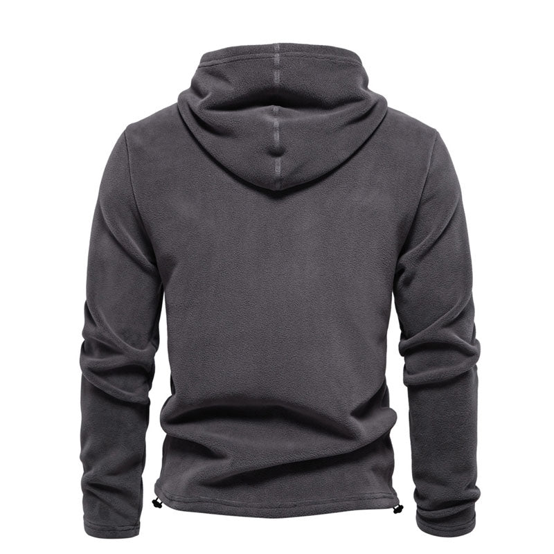 Men's Fashionable And Versatile Fleece Warm Hoodie