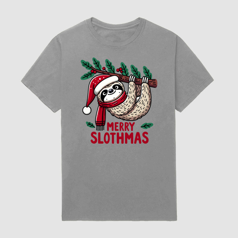 Sloth Christmas Scarf T-Shirt