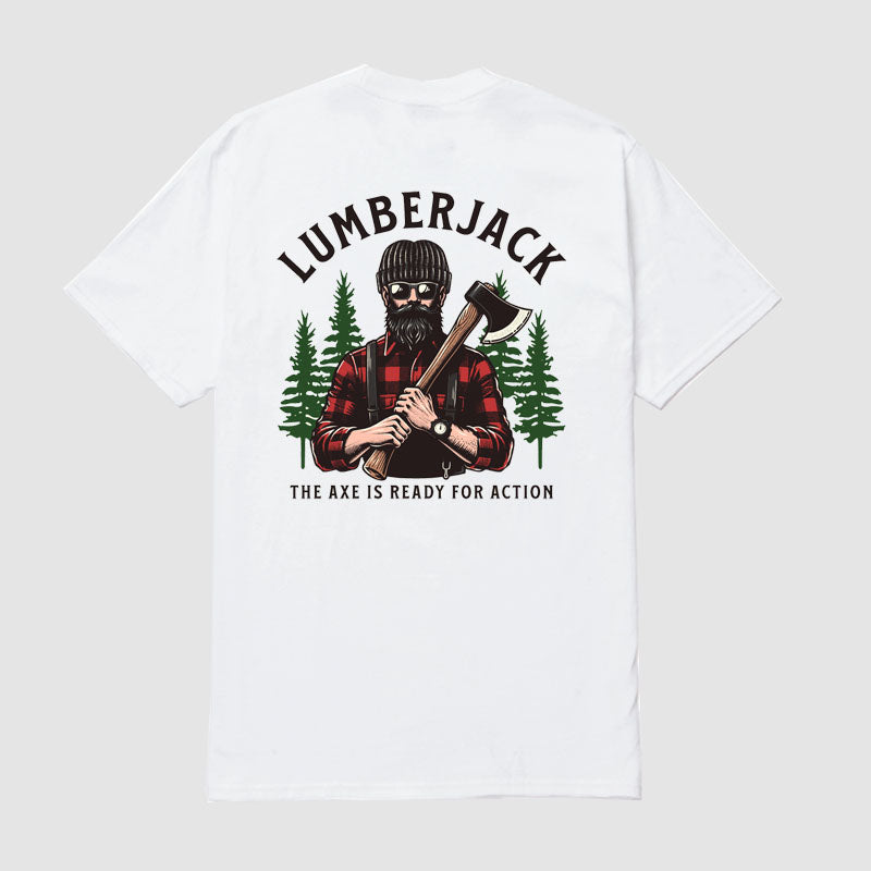 Lumberjack Holding An Ax Short Sleeve T-shirt