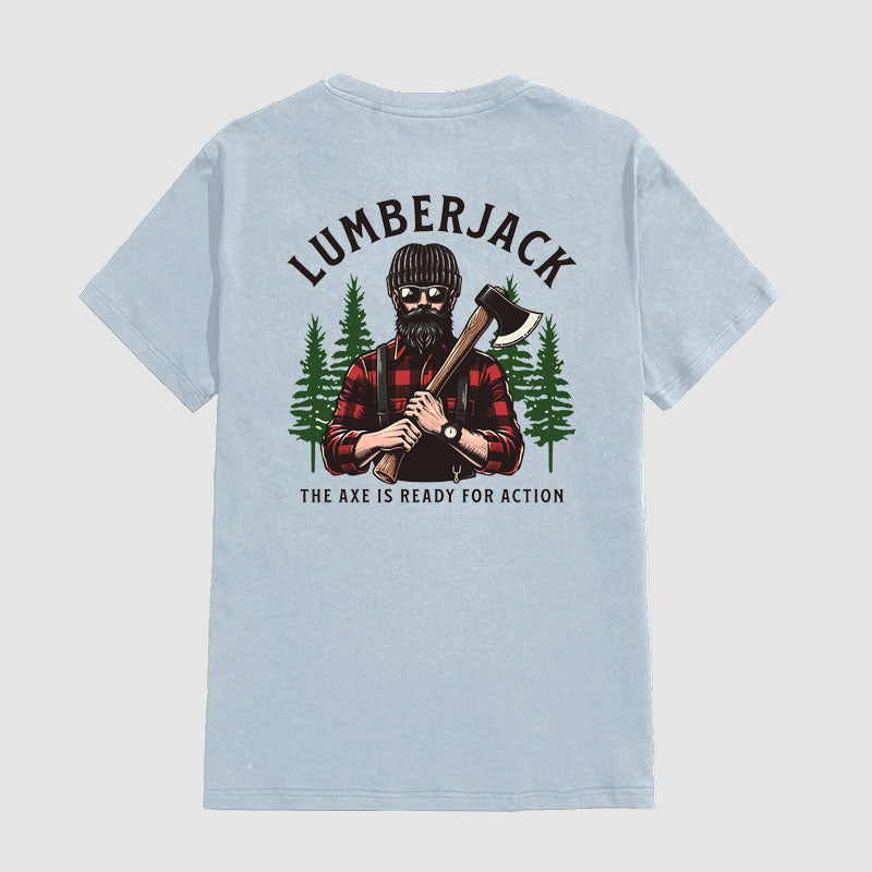 Lumberjack Holding An Ax Short Sleeve T-shirt