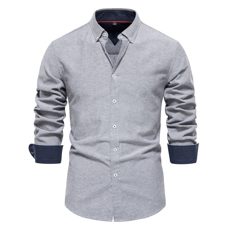 Casual  Long Sleeve Cotton Shirt