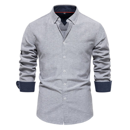 Casual  Long Sleeve Cotton Shirt