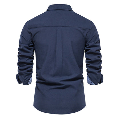 Casual  Long Sleeve Cotton Shirt