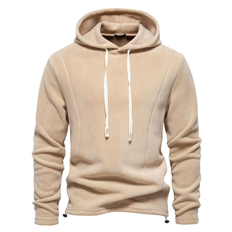 Men's Fashionable And Versatile Fleece Warm Hoodie